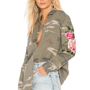 Rails Marcel Buttondown in Sage Camo